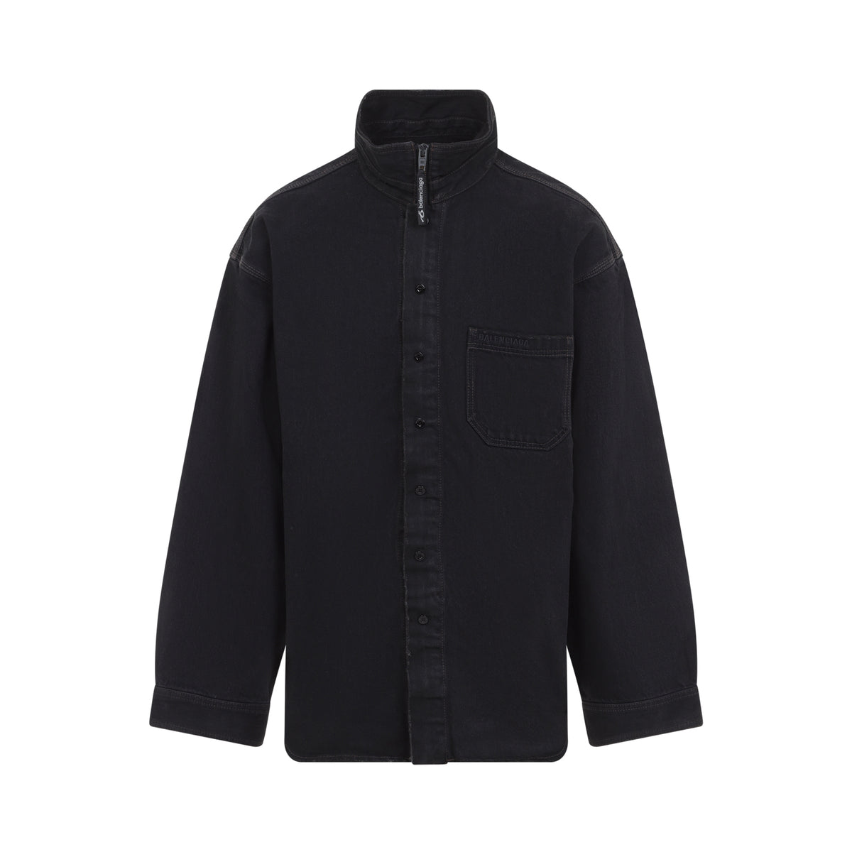 Balenciaga Zip Up Shirt Men