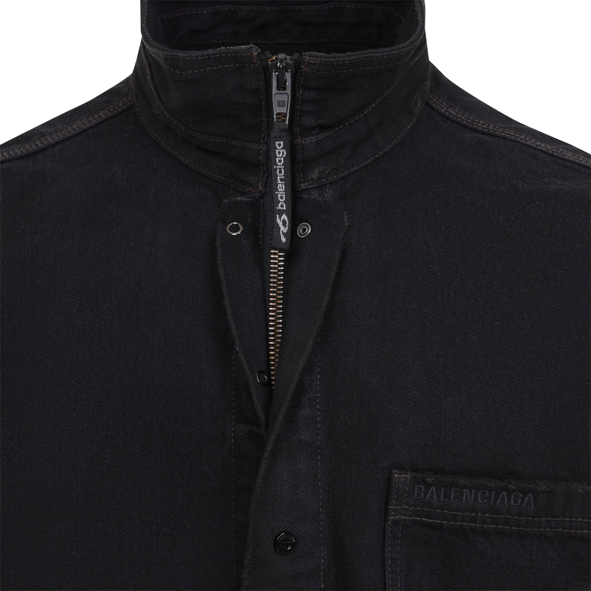 Balenciaga Zip Up Shirt Men