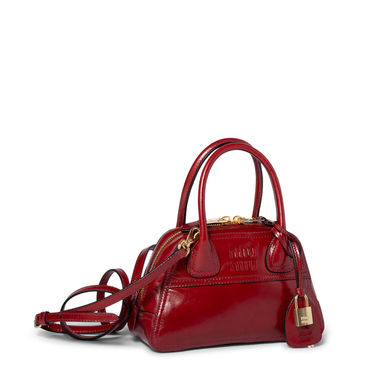 Miu Miu Vivant Leather Mini Bag Women