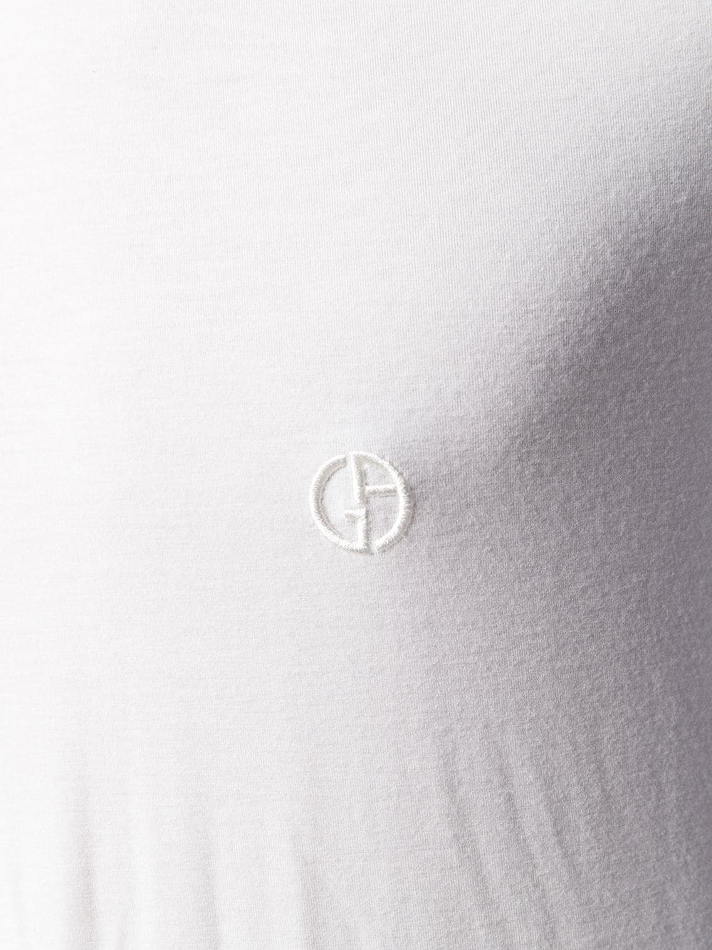 Giorgio Armani Men Stretch Viscose Jersey Crew Neck T-Shirt