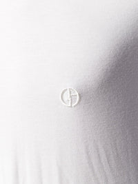 Giorgio Armani Men Stretch Viscose Jersey Crew Neck T-Shirt