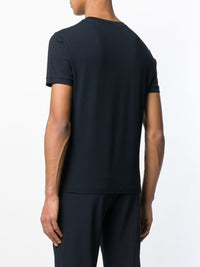 Giorgio Armani Men Stretch Viscose Jersey Crew Neck T-Shirt