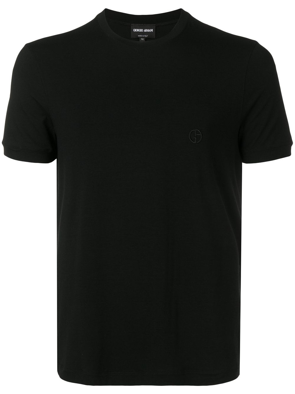 GIORGIO ARMANI Stretch Viscose Jersey Crew Neck T-Shirt Women