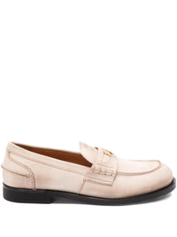 MIUMIU Vintage-Effect Leather Penny Loafers Women