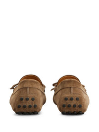 Tod's Men Gommino Suede Loafers With Lace