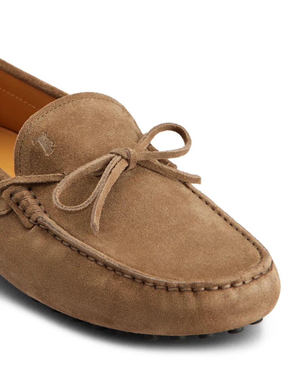 Tod's Men Gommino Suede Loafers With Lace