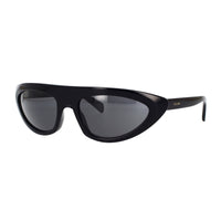Celine Sunglasses Geometric Full Rim, Shiny Black Frame and Smoke Lens CL40261I01A