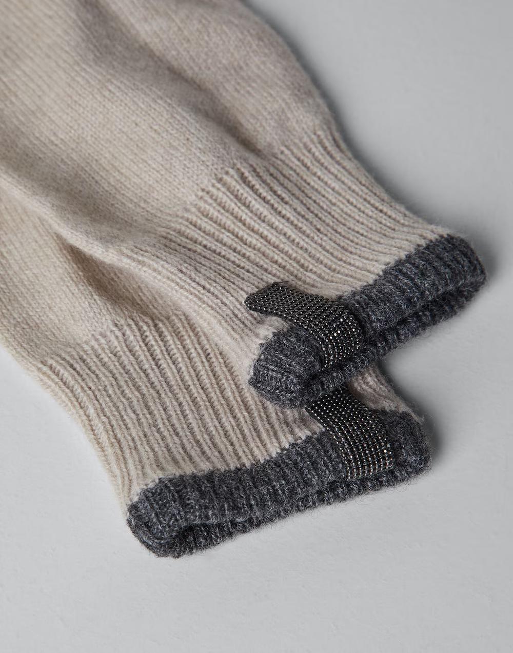 Brunello Cucinelli Fine-Knit Cashmere Gloves
