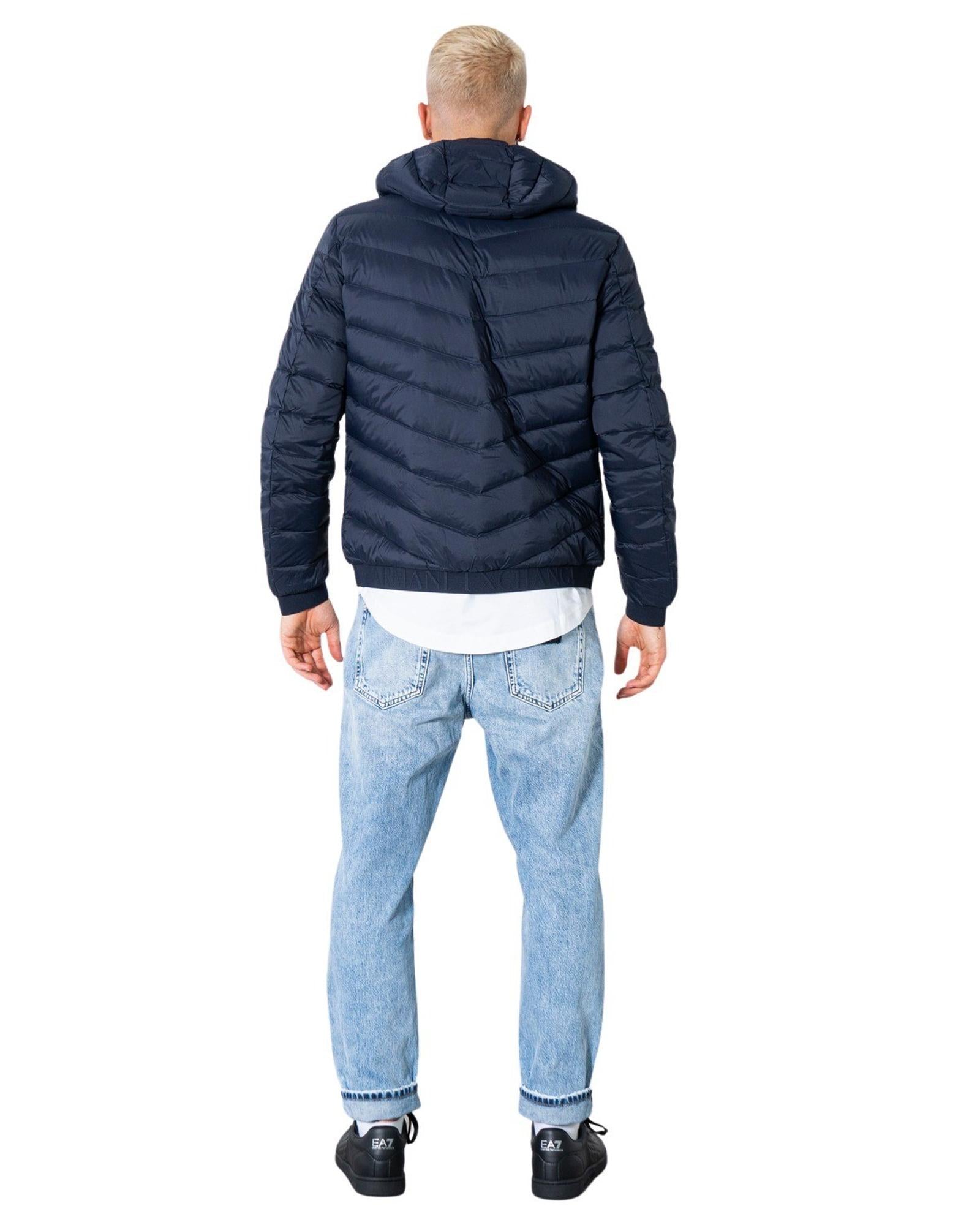 Armani Exchange  Men's Down Puffer Jacket - Blue