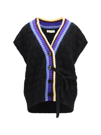 Dries Van Noten Women V-Neck Wool And Cashmere Cardigan