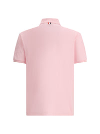 THOM BROWNE Thom Browne Men Polo Whit Iconic Bands