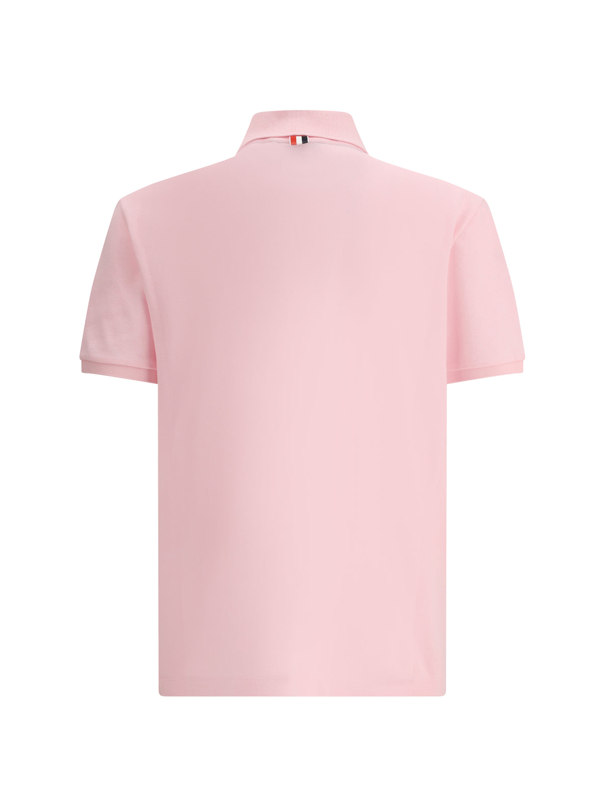 THOM BROWNE Thom Browne Men Polo Whit Iconic Bands