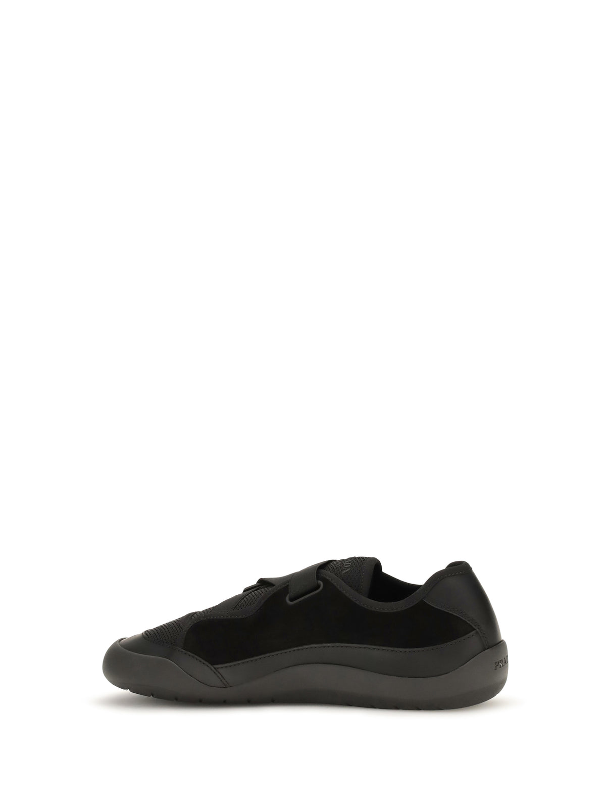 PRADA Prada Men Speedrock Leather And Mesh Sneakers