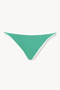Eres Stretch-Jersey Contrast-Trim Bikini Briefs Green