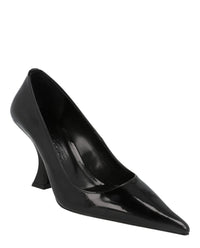 ByFar Womens Viva Patent Leather Pumps