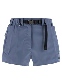 Prada Women Technical Canvas Shorts