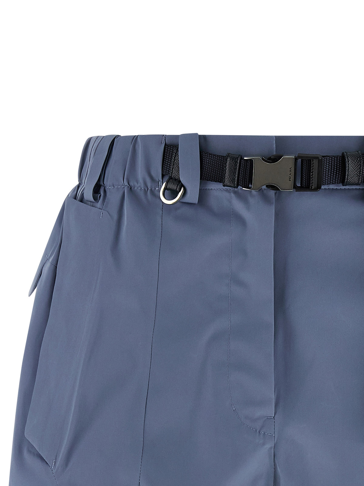 Prada Women Technical Canvas Shorts