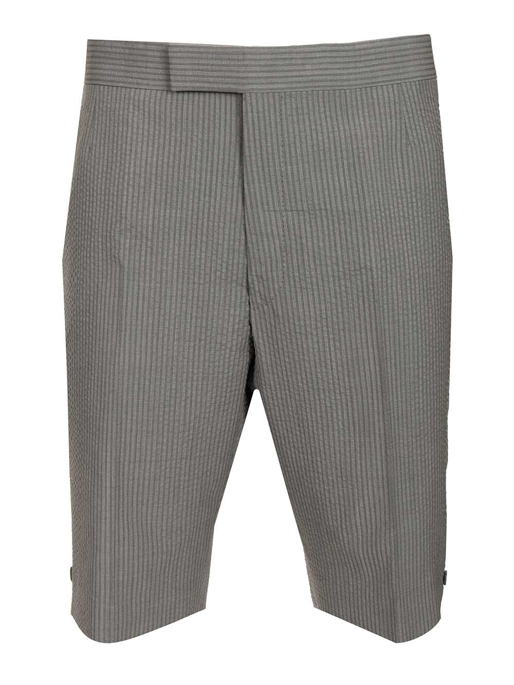 Thom Browne Men Seersucker Shorts