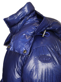 Diesel Men Quilted Taslan Down Jacket With Viraloff® Treatment