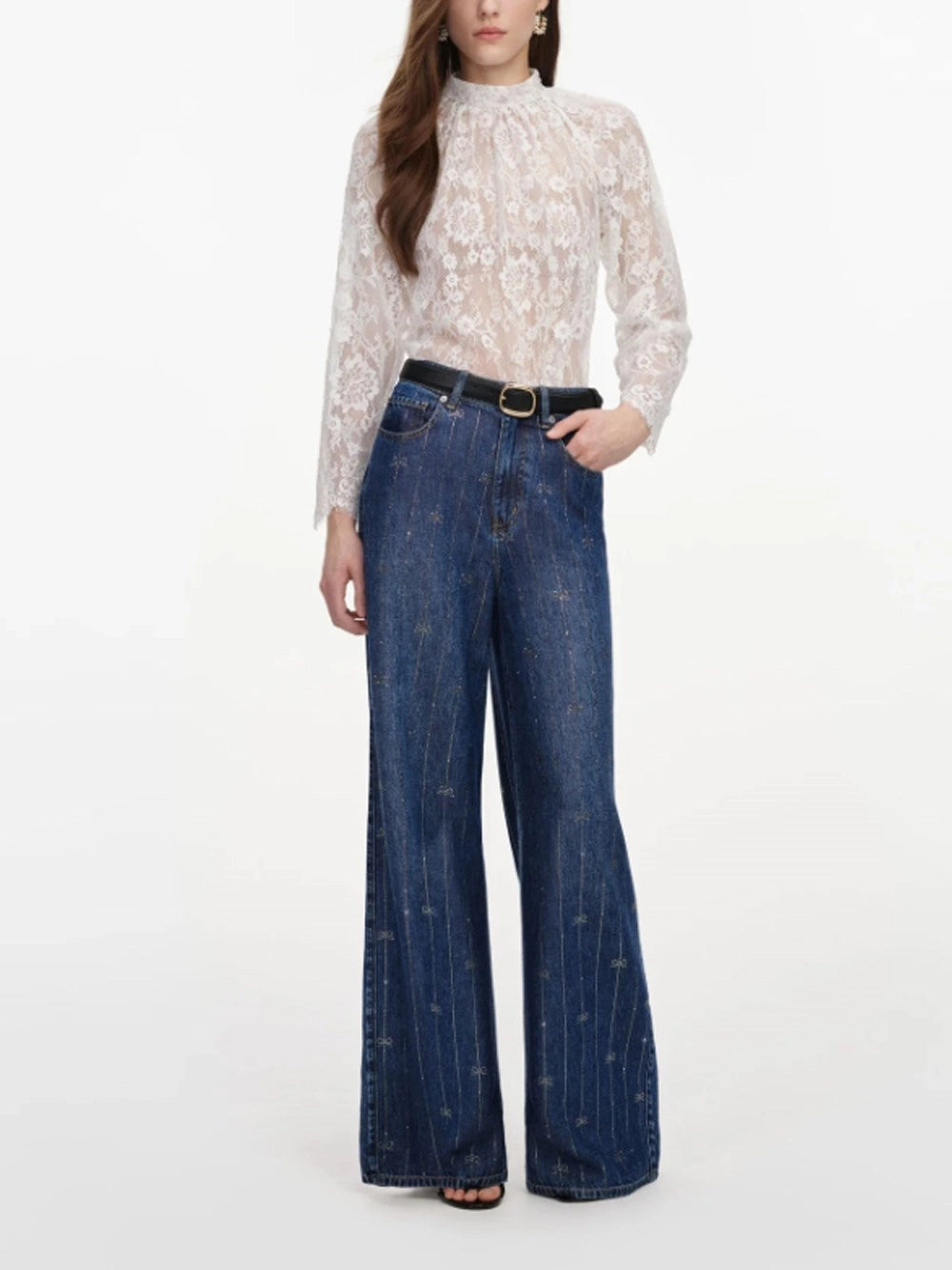 Self-Portrait Women Lace Blouse