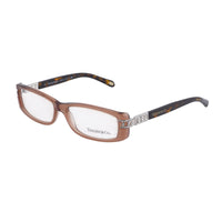 Tiffany & Co. Tiffany & Co. Eyeglasses Rectangle Full Rim, Pink Brown/Havana Frame and Clear Demo Lens Lens TF2021-B8069