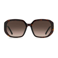 Jimmy Choo Sunglasses Square Full Rim, Havana Frame and Brown Gradient Lens KARLY/F/S0086HA