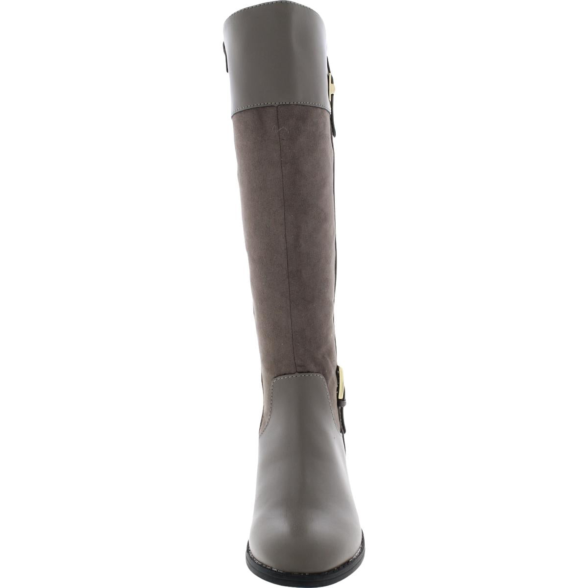 Deliee 2 Womens Wide Calf Knee-High Riding Boots