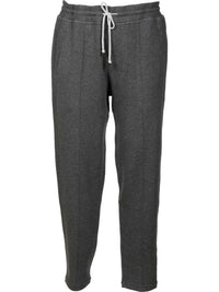 Brunello Cucinelli Brunello Cucinelli Cotton-Blend Drawstring Front Seam Sweatpants