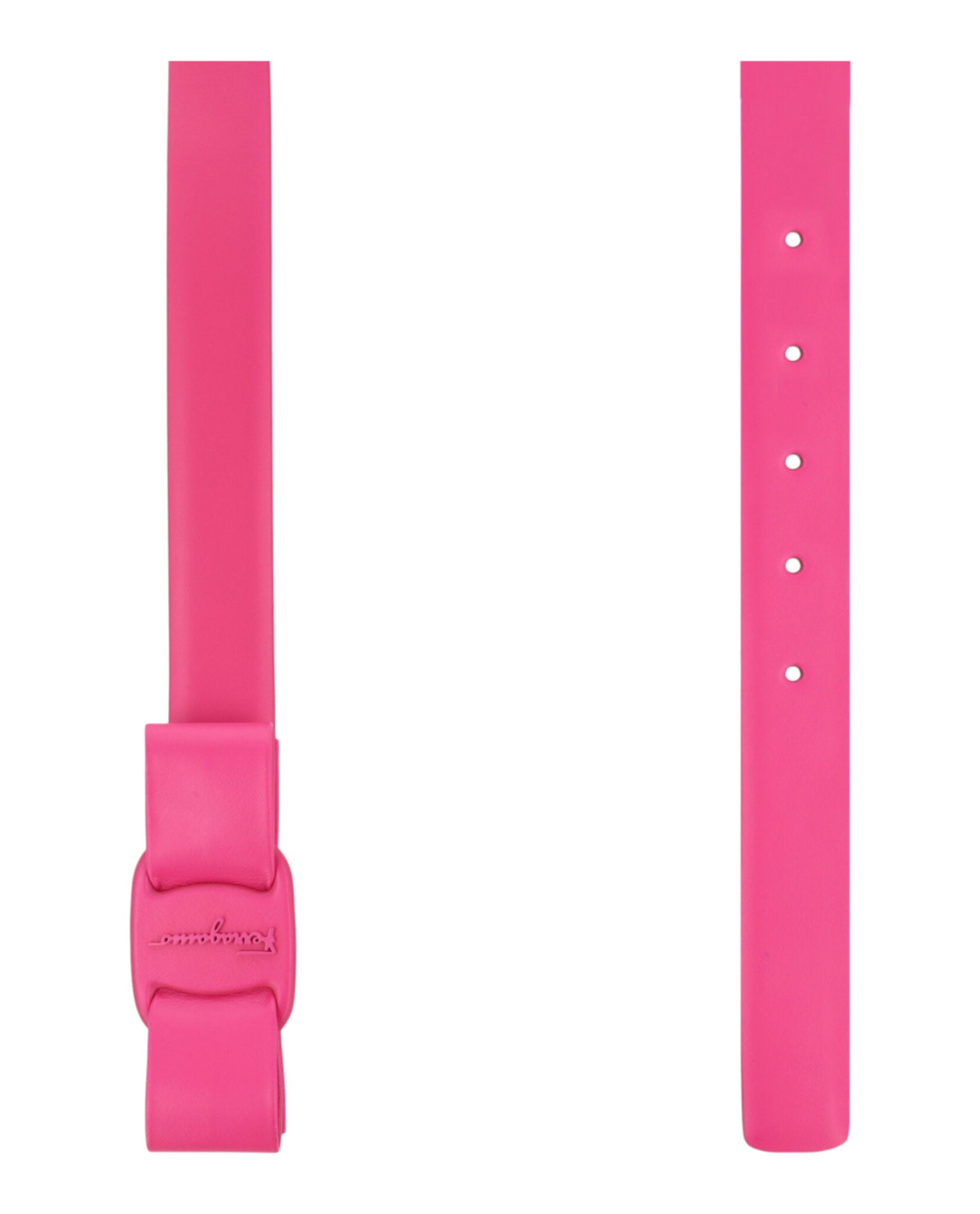 Ferragamo Womens Vara Bow Skinny Belt
