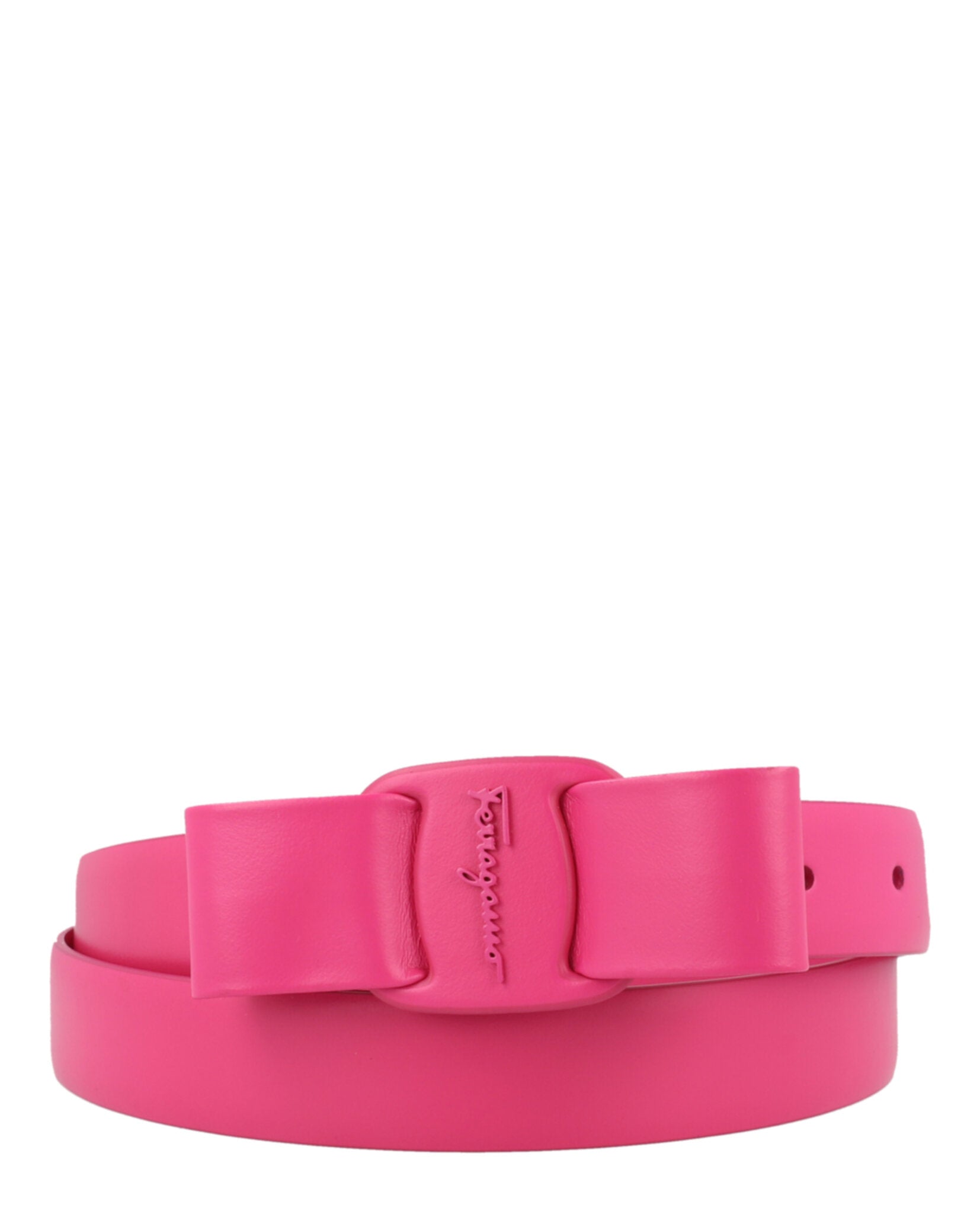 Ferragamo Womens Vara Bow Skinny Belt