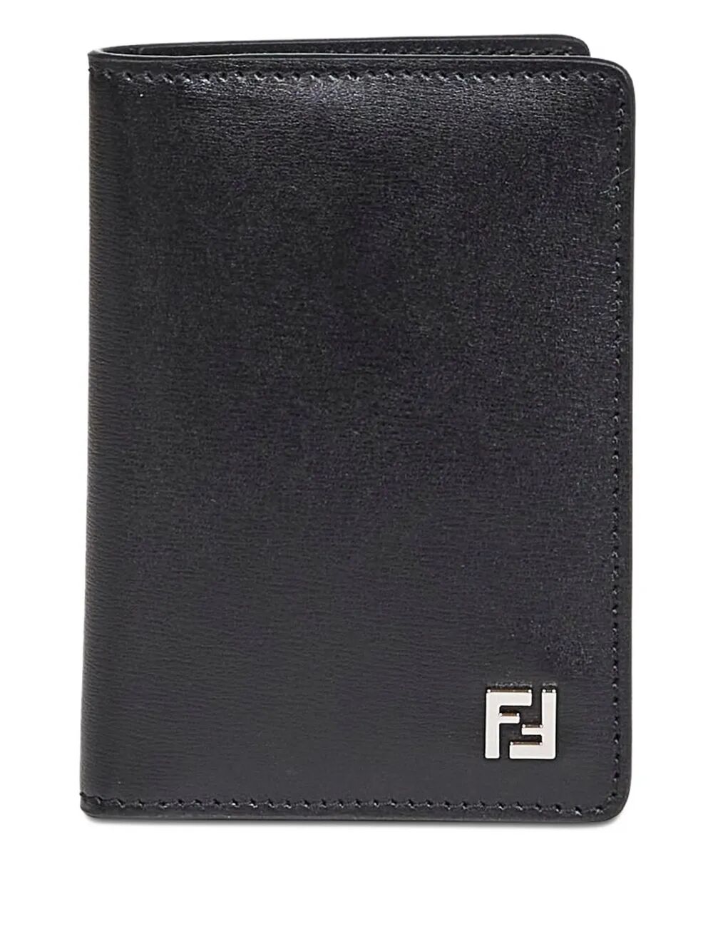 FENDI Ff Squared Leather Card Holder Women