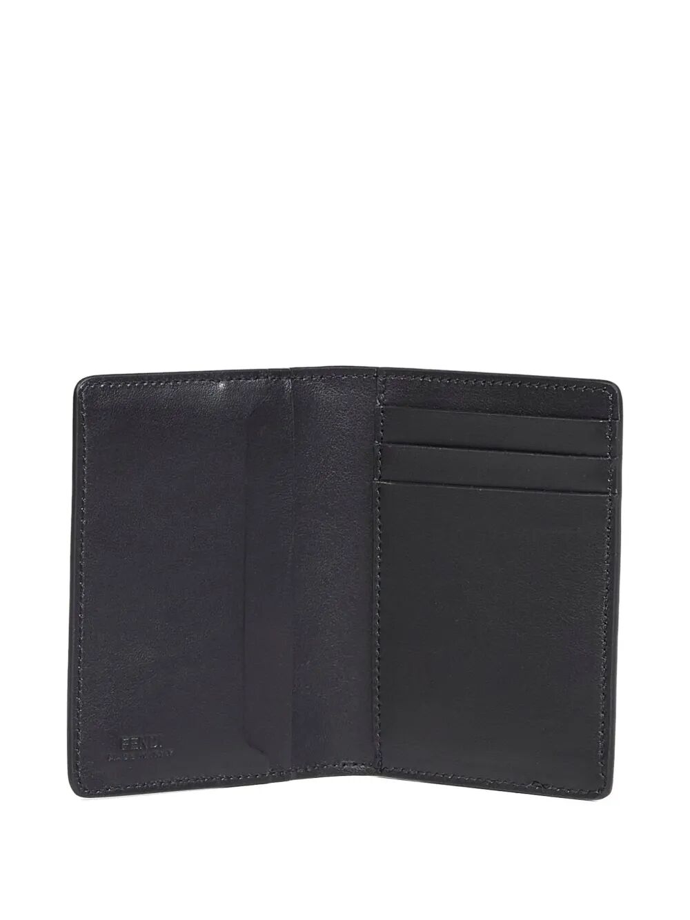 FENDI Ff Squared Leather Card Holder Women
