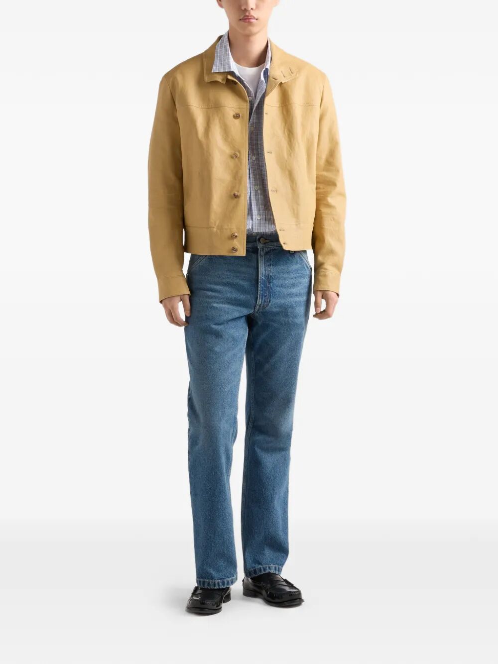 PRADA Prada Men Tight Fit And Regular Waist Washed Denim Jeans