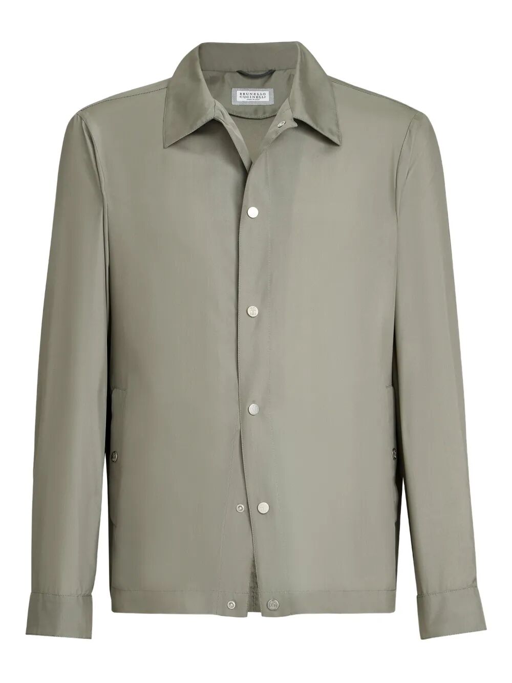 BRUNELLO CUCINELLI Bonded Silk Unlined Outerwear Jacket Women