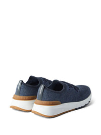 Brunello Cucinelli Men Sneakers Runner In Maglia Chiné Di Cotone