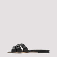 Saint Laurent Leather Tribute Flats Women