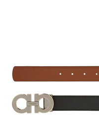 FERRAGAMO Ferragamo Men Cintura Reversibile E Regolabile Gancini