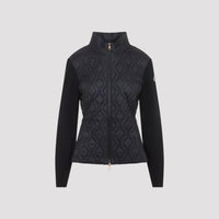 Moncler Quilted Zip-Up Cardigan Women