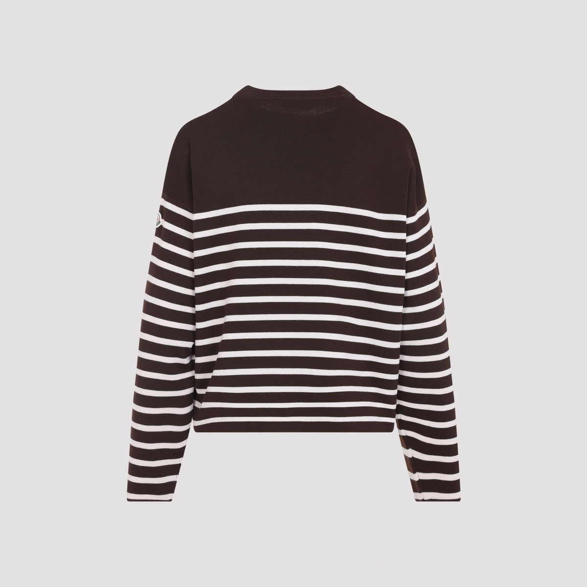 Moncler Striped Logo Knit Sweater Women