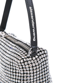 ALEXANDER WANG Alexander Wang Women Heiress Medium Pouch In Crystal Mesh