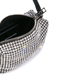 ALEXANDER WANG Alexander Wang Women Heiress Medium Pouch In Crystal Mesh