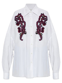 Dries Van Noten Women Embroidered Cocoon Shirt
