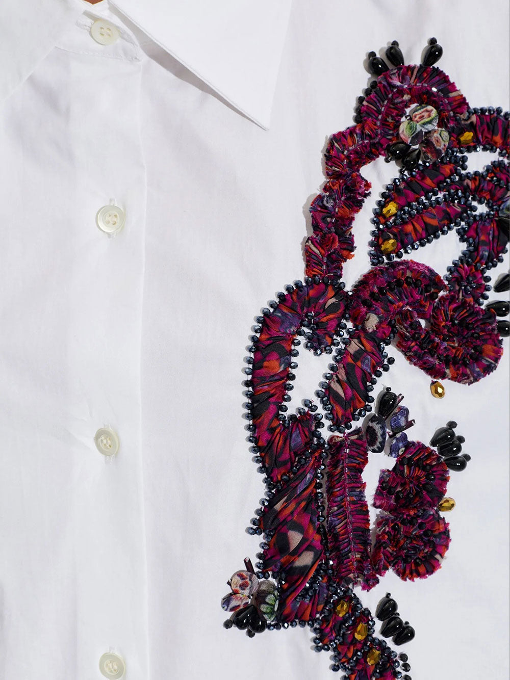 Dries Van Noten Women Embroidered Cocoon Shirt