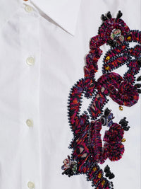 Dries Van Noten Women Embroidered Cocoon Shirt