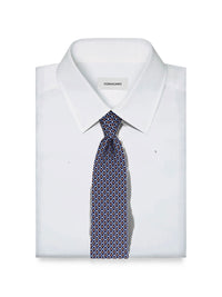 Ferragamo Men Gancini-Print Silk Tie