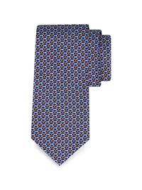 Ferragamo Men Gancini-Print Silk Tie