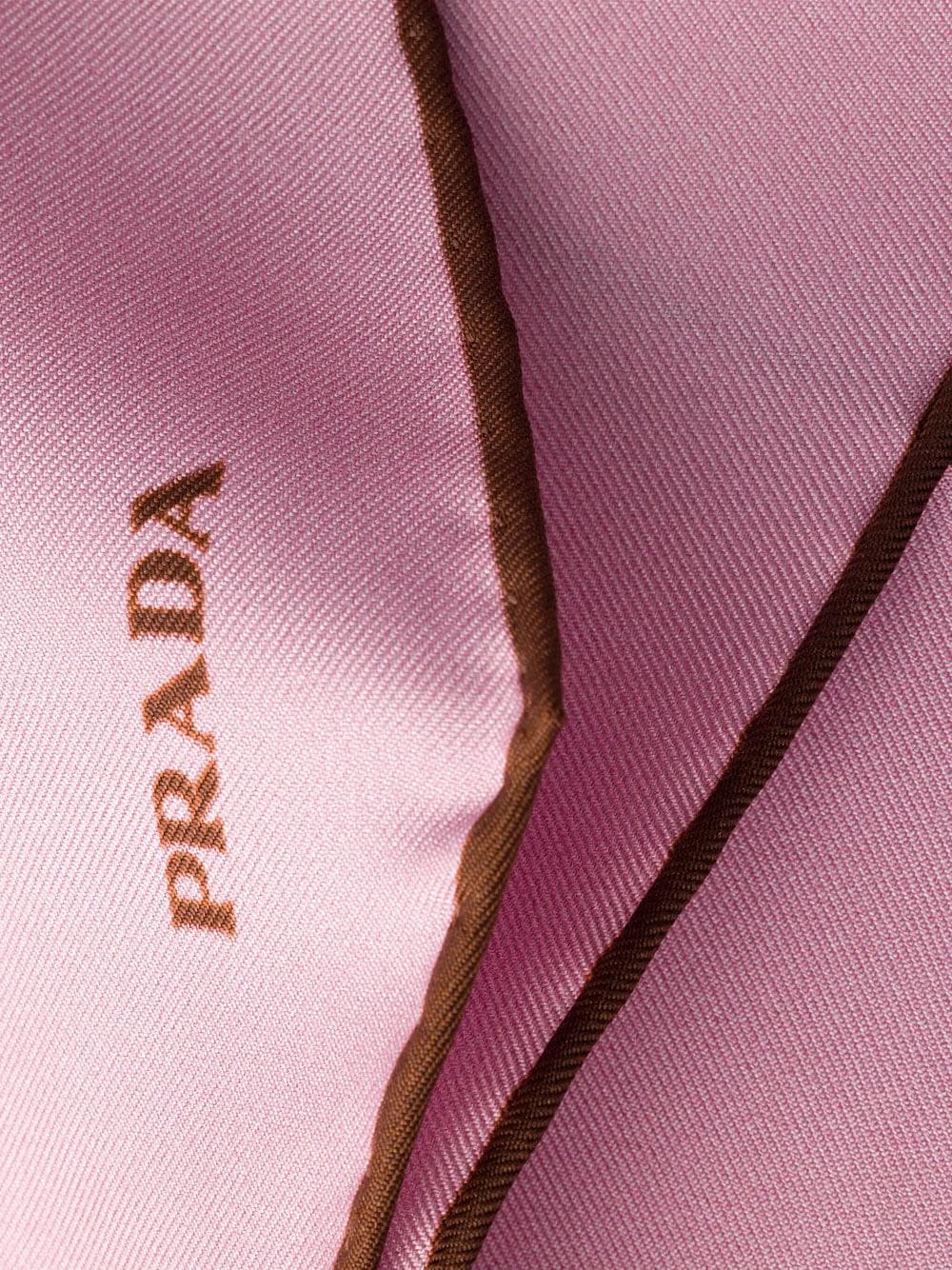 Prada Women Printed Twill Scarf
