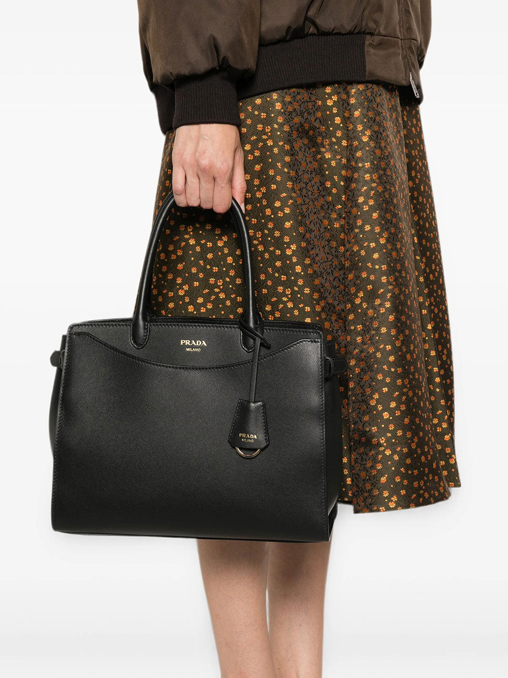 PRADA Prada Women Borsa A Mano Prada Prelude Large In Pelle