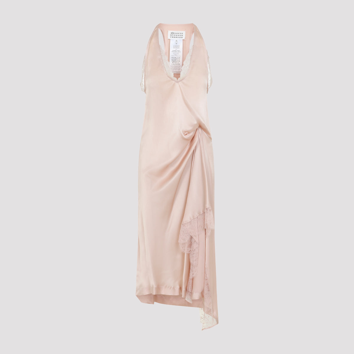 Maison Margela Lace Slip Midi Dress Women