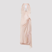 Maison Margela Lace Slip Midi Dress Women